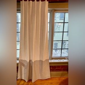 84in x 50in blackout curtain(s) two-toned white and light grey